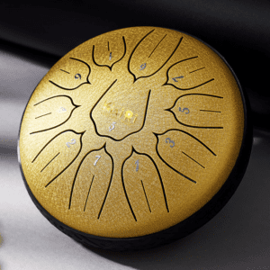 zen mini yellow ethereal steel tongue drum